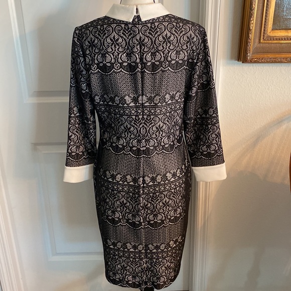 Ivanka Trump black sheath collared dress - Picture 4 of 14